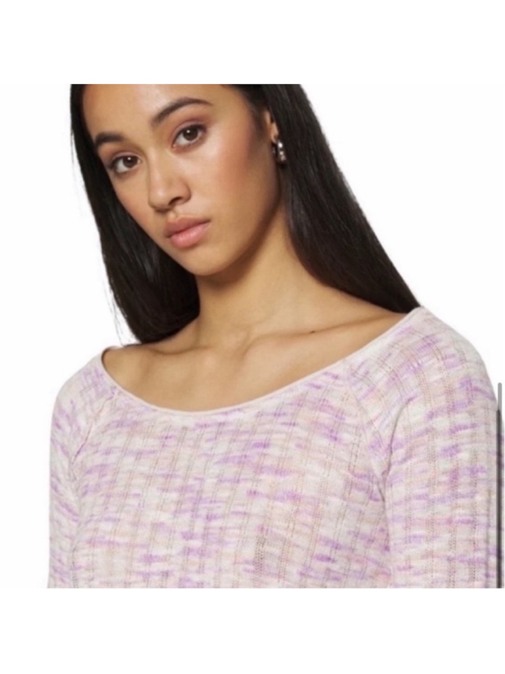 We the Free NWT thermal pullover longsleeve knit top bohemian festival small - Picture 3 of 11